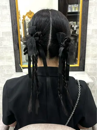 ヘアアレンジ ヘアセット☆ 髪質改善カラー☆まいのヘアスタイル