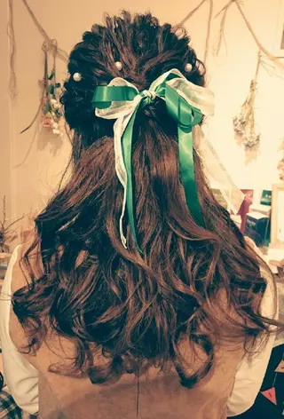 ヘアアレンジ ロング ヘアセット/髪質改善 /カラー/TADOのヘアスタイル