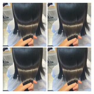 ミディアム カラー 髪質改善艶髪 ℍ𝔸ℝ𝕌𝕂𝔸のヘアスタイル