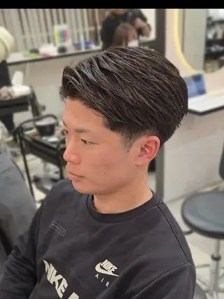 メンズ ショート パーマ Lapis 名古屋駅前店所属・LEN名古屋/パーマ 海外ヘア/メンズ特化のヘアスタイル