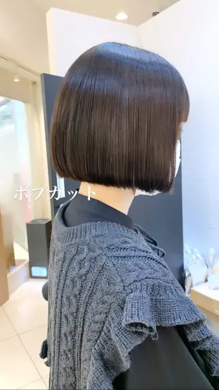 ショート カラー 似合わせカラー/艶 髪質改善/ヨシザキのヘアスタイル