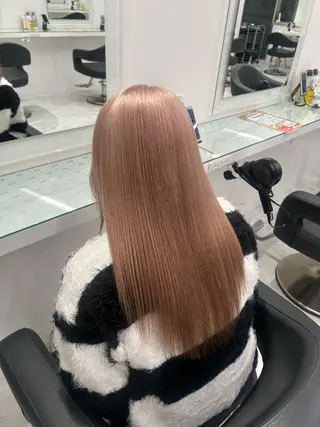 セミロング 🩷暖色カラー🩷 BONのヘアスタイル