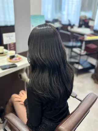 ロング カラー 韓国×髪質改善カラー 💎hinaのヘアスタイル
