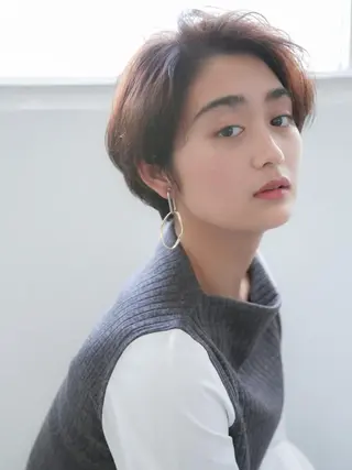 ショート カラー 高橋友里亜 /フリーランスのヘアスタイル