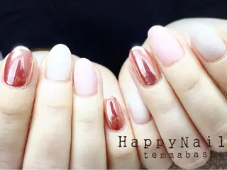 ショート ミディアム セミロング ロング ネイル Happy Nailのネイルデザイン