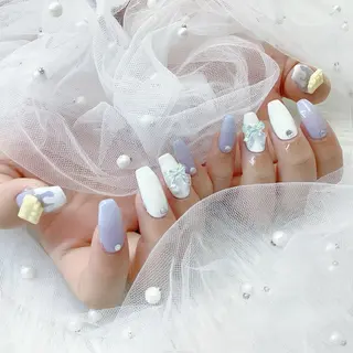 ネイル パーツ全部¥110 サロンミミのネイルデザイン