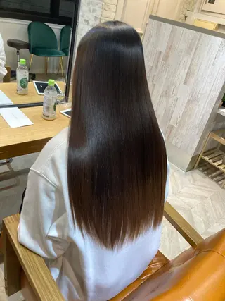 ロング seta新宿所属・髪質改善/縮毛矯正 芹沢のヘアスタイル