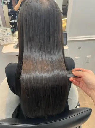 セミロング スタイリスト /仲川葵のヘアスタイル