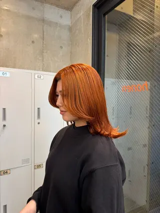 カラー sora/ハイトーン /透明感カラー🫧のヘアスタイル