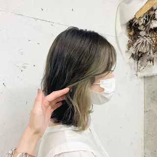 カラー Noele hair atelier(ノエルヘアアトリエ)所属・北上ゆい/個性派/ ナチュラルアレンジのヘアスタイル