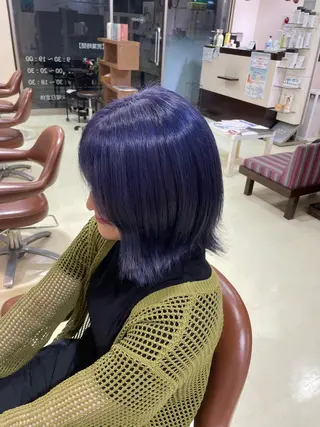 ミディアム カラー azule 草加所属・山川 大翔のヘアスタイル