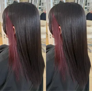 ロング カラー 🌷🪽ྀི 岡本 かおり 🪽ྀི🌷のヘアスタイル