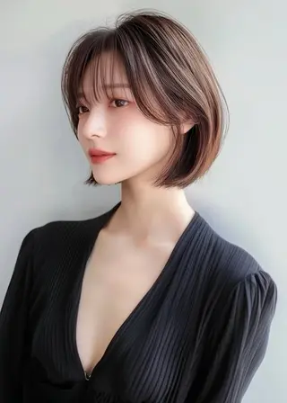 ショート 美髪×縮毛矯正 水上真由美😘のヘアスタイル
