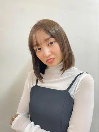 ミディアム ❤️ショートカット ・顔周りカット❤️のヘアスタイル