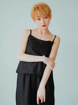 カラー benji所属・Hamatsu Misakiのヘアスタイル