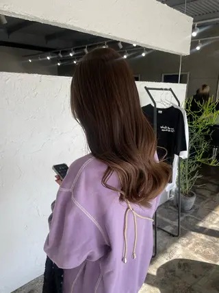ロング shiba tomomiのヘアスタイル