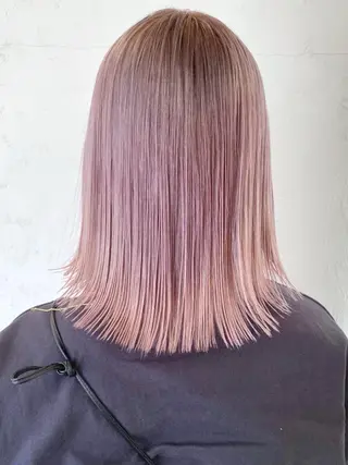 ミディアム カラー パーマ ヘアアレンジ ITbyALBUM 中野店のヘアスタイル