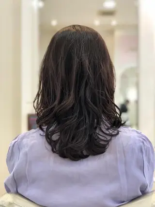 セミロング ダメージレス 桧山店長のヘアスタイル