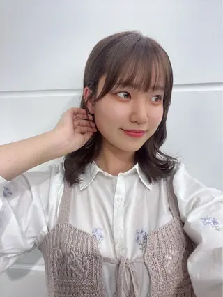 ミディアム カラー モテヘア/グレージュ /ボブ/前原汐🎐のヘアスタイル