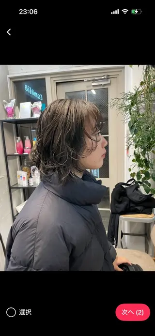 パーマ miyu 透明感カラー/パーマのヘアスタイル