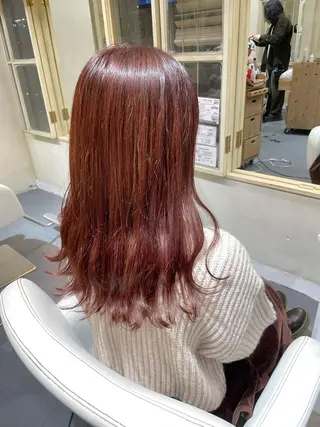 セミロング カラー ボブ/パーマ 古家 佑真のヘアスタイル