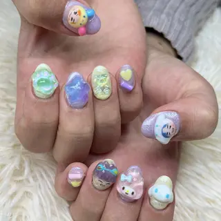 ネイル 🐕‍🦺Yappy 💗A-tanのネイルデザイン