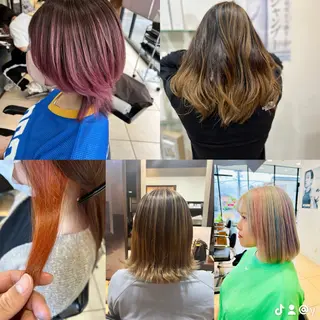 ミディアム カラー OPERA 赤塚のヘアスタイル