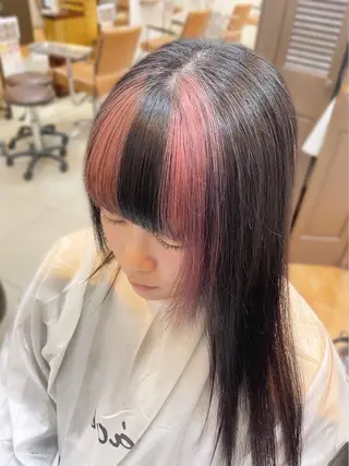 ロング カラー SOYON なんば店所属・水島 真彩のヘアスタイル