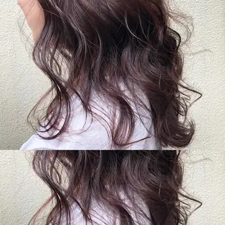 ミディアム カラー ツキノキ ミナのヘアスタイル
