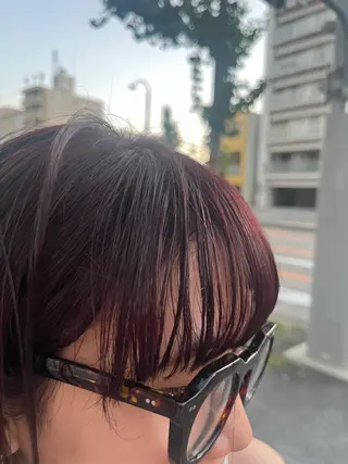 カラー BUSH所属・BUSH なかじませりなのヘアスタイル