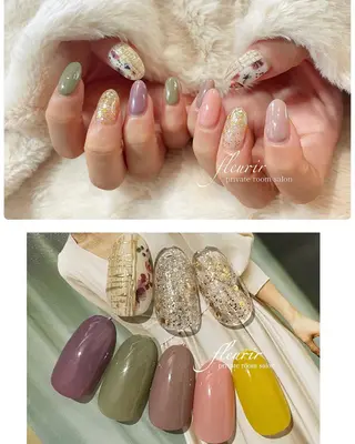 ネイル フルリール 【プライベートサロンのネイルデザイン