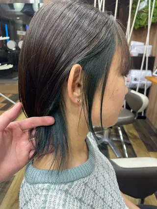 ミディアム カラー 山際勇策 /岐阜美容師のヘアスタイル