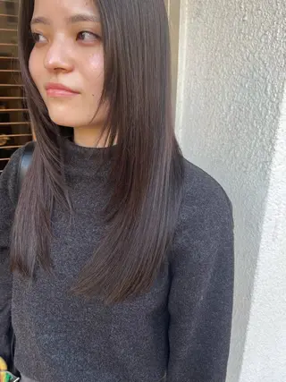 ロング putri店長 和田鈴采のヘアスタイル