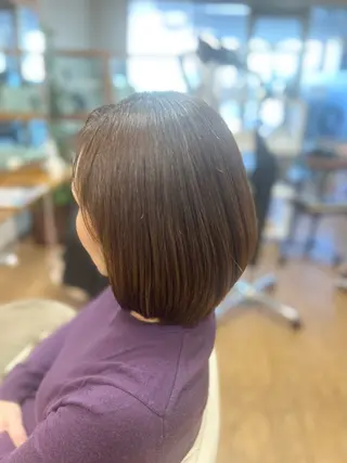 ミディアム 神谷 千明のヘアスタイル