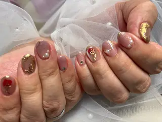 ネイル 認定講師／歴20年 パラジェル　Growのネイルデザイン