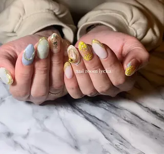 ネイル ﾈｲﾙﾙｰﾑﾘｯｶ 𝐦𝐚𝐲𝐮のネイルデザイン