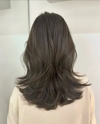 セミロング カラー airi🌺カラー /特殊ヘア⛓️🖤のヘアスタイル