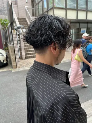 パーマ メンズ ハイトーン/美髪矯正 🍃大江拓実のヘアスタイル