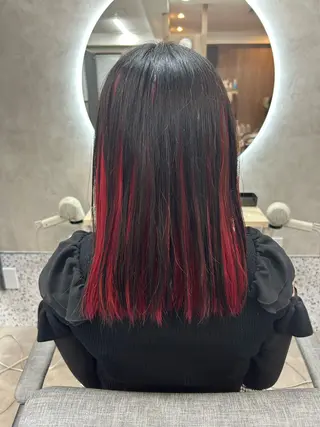 ミディアム カラー 磯田 拳のヘアスタイル