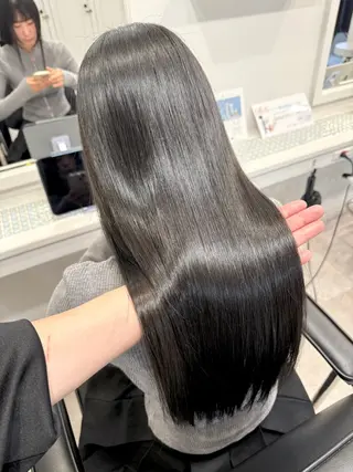 ロング カラー ヘアアレンジ SALOWIN京都河原町Suite店所属・外国人風レイヤー/ ハイトーンSHUのヘアスタイル