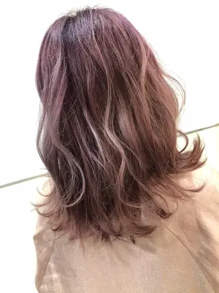 ミディアム カラー エクステ指名No.1 【店長】橘田のヘアスタイル