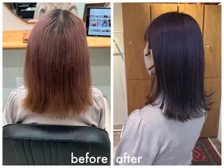 カラー aiko【艶カラー ・ミニモ年内で終了】のヘアスタイル