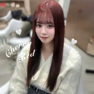 ロング カラー 暖色カラー🎀🎶 田辺 樹里のヘアスタイル