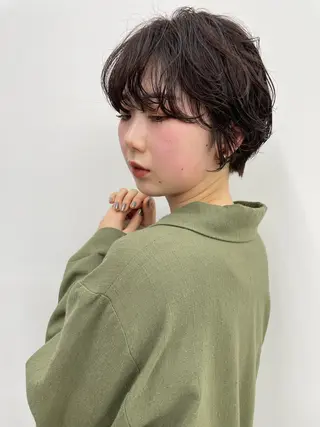 ショート カラー sica所属・スタイル撮影 モデル募集momoのヘアスタイル