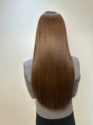 ロング パーマ 髪質改善/縮毛矯正 /ブリーチ矯正/岡部のヘアスタイル