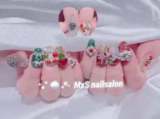 ネイル MxS Nail 【長さだし/フィルイン/マグネット/ワンホンネイル/韓国ネイル/パラジェル】所属・M×S Nail みなのネイルデザイン