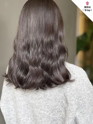 セミロング カラー TIGRE tenjinのヘアスタイル