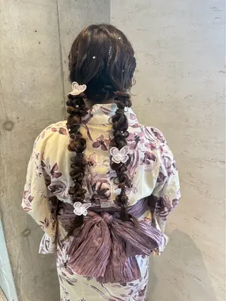 ロング ヘアアレンジ Reve  resort所属・美髪× ヘアセット✨Araiのヘアスタイル