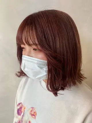 ショート カラー デザインカラー/パー マ🦖外岡咲希🦖のヘアスタイル