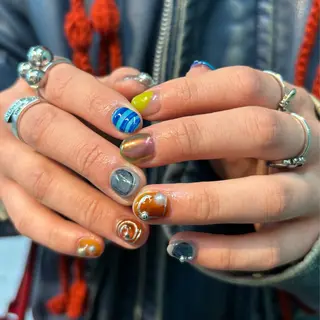 ネイル ニコネイル下北沢店所属・miyu ˚ ༘ ೀのネイルデザイン